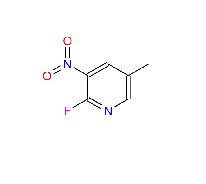 2-氟-5-甲基-3-硝基吡啶,2-Fluoro-5-methyl-3-nitropyridine