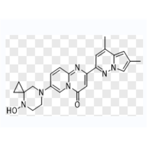 2-(4，6-二甲基吡咯并[1，2-b]哒嗪-2-基)-7-(4-羟基-4，7-二氮杂螺[2.5]辛-7-基)-4H-吡啶并[1，2-a]嘧啶-4-酮