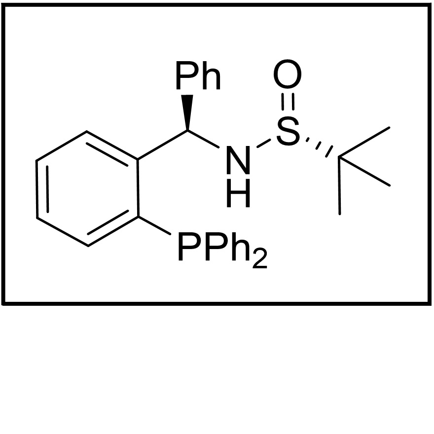 S(R)]-N-[(R)-[2-(二苯基膦)苯基]苯基甲基]-2-叔丁基亚磺酰胺,S(R)]-N-[(R)-[2-(Diphenylphosphino)phenyl]phenylmethyl]-2-methyl-2-propanesulfinamide