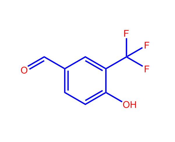 3-三氟甲基-4-羟基苯甲醛,4-HYDROXY-3-(TRIFLUOROMETHYL)BENZALDEHYDE