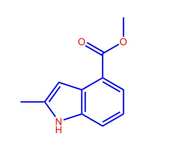 2-甲基-1H-吲哚-4-甲酸甲酯,2-Methyl-1H-indole-4-carboxylic acid Methyl ester