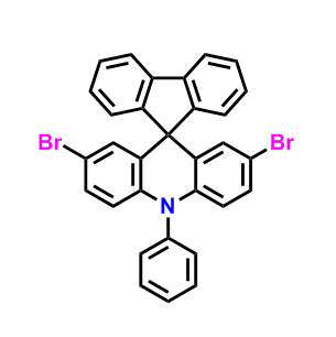 2,7-二溴-10-苯基-10H-螺[吖啶-9,9'-芴,2,7-dibromo-10-phenyl-10H-spiro[acridine-9,9'-fluorene