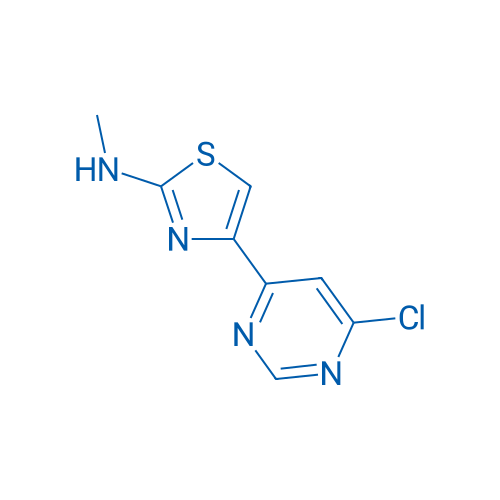 4-6'-嘧啶-4'-N-甲基噻唑-2-胺,4-(6-Chloropyrimidin-4-yl)-N-methylthiazol-2-amine