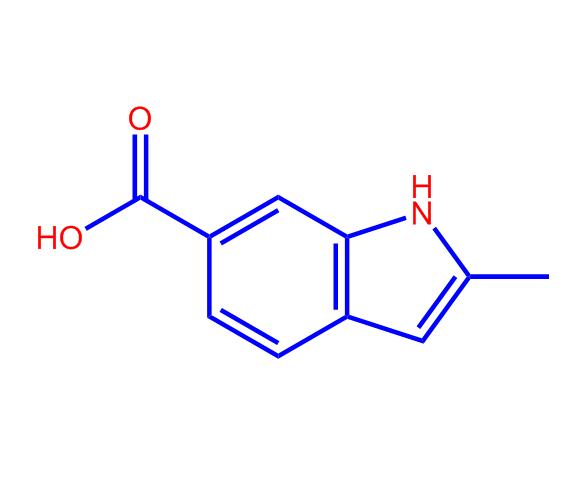 2-甲基-1H-吲哚-6-羧酸,2-Methyl-1H-indole-6-carboxylic acid