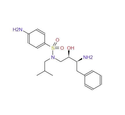 4-氨基-N-(2R,3S)-3-氨基-2-羥基-4-苯丁基-N-異丁基苯磺酰胺,4-Amino-N-((2R,3S)-3-amino-2-hydroxy-4-phenylbutyl)-N-isobutylbenzenesulfonamide