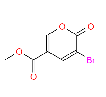 3-溴-2-氧代-2H-吡喃-5-羧酸,Methyl 3-bromo-2-oxo-2H-pyran-5-carboxylate