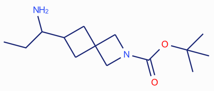 tert-butyl 6-(1-aminopropyl)-2-azaspiro[3.3]heptane-2-carboxylate,tert-butyl 6-(1-aminopropyl)-2-azaspiro[3.3]heptane-2-carboxylate