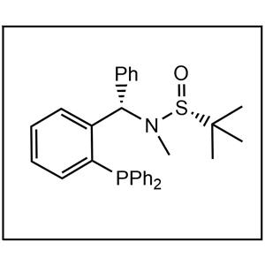 S(R)]-N-[(S)-[2-(二苯基膦)苯基]苯基甲基]-N-甲基-2-叔丁基亚磺酰胺,S(R)]-N-[(S)-[2-(Diphenylphosphino)phenyl]phenylmethyl]-N,2-dimethyl-2-propanesulfinamide