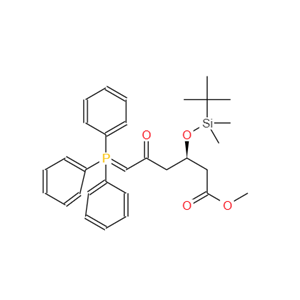 (3R)-叔丁基二甲硅氧基-5-氧代-6-三苯基膦烯己酸甲酯