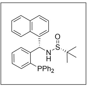 S(R)]-N-[(S)-[2-(二苯基膦)苯基]-1-萘基甲基]-2-叔丁基亚磺酰胺 1595319-95-1