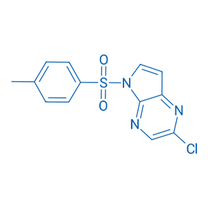 2-氯-5-對(duì)甲苯磺?；?5H-吡咯并[2,3-b]吡嗪,2-Chloro-5-tosyl-5H-pyrrolo[2,3-b]pyrazine