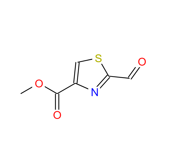 2-甲酰基噻唑-4-甲酸 甲酯,methyl 2-formylthiazole-4-carboxylate
