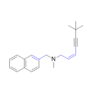 特比萘芬杂质06,(2Z)-N,6,6-trimethyl-N-(naphthalen-2-ylmethyl)hept-2- en-4-yn-1-amine