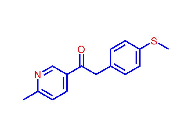 1-(6-甲基-3-吡啶)-2-[4-(甲巯基)苯基]-乙酮,1-(6-Methylpyridin-3-yl)-2-[4-(methylthio)phenyl]ethanone