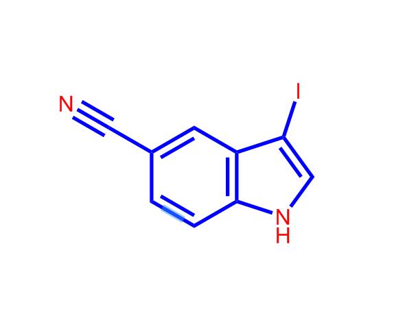 3-碘-1H-吲哚-5-氰基,3-Iodo-1H-indole-5-carbonitrile