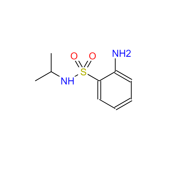 2-氨基-N-异丙基苯磺酰胺,2-amino-N-isopropylbenzenesulfonamide