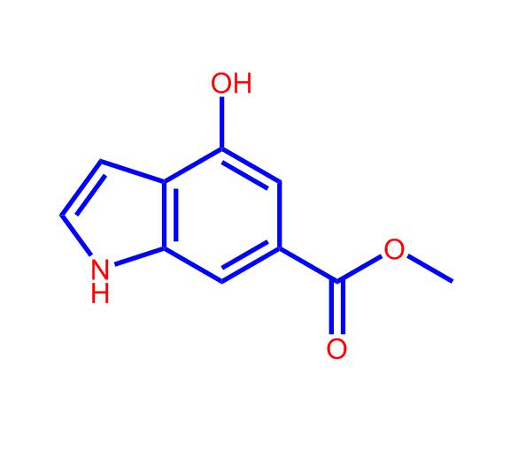 4-羟基-6-甲酸甲酯吲哚,Methyl 4-hydroxyindole-6-carboxylate