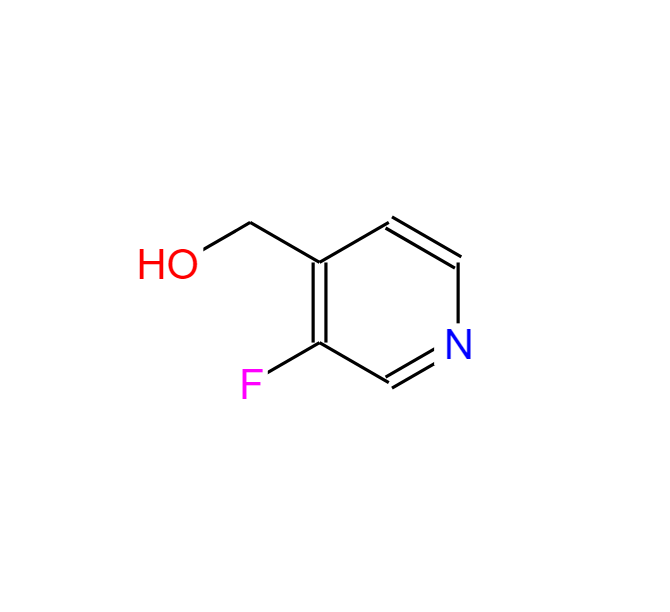 4-吡啶甲醇, 3-氟-,3-FLUORO-4-(HYDROXYMETHYL)PYRIDINE