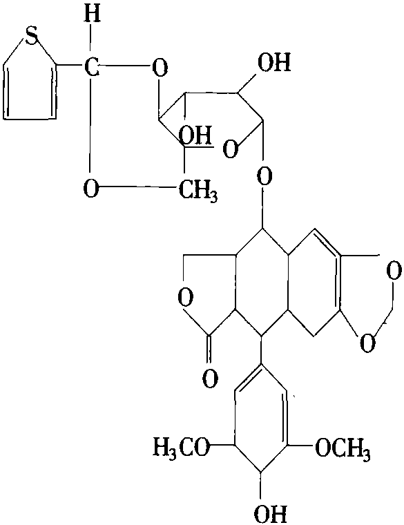 4'-去甲基表鬼臼毒素-Β-D-葡萄糖甙,4'-demethylepipodophyllotoxin-9 beta-glucopyranoside