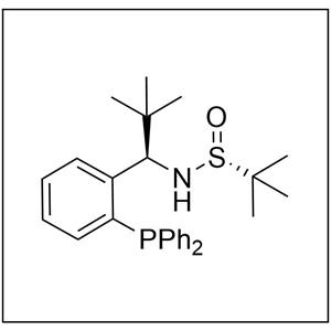S(R)]-N-[(1R)-1-[2-(二苯基膦)苯基]-2,2-二甲丙基]-2-叔丁基亚磺酰胺 1906918-20-4