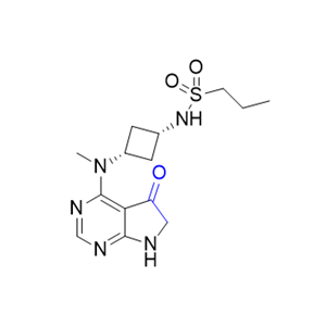 阿布昔替尼杂质21,N-(cis-3-(methyl(5-oxo-6,7-dihydro-5H-pyrrolo[2,3-d]pyrimidin-4-yl)amino)cyclobutyl)propane-1-sulfonamide