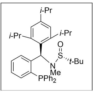 S(R)]-N-[(R)-[2-(二苯基膦)苯基](2,4,6-三异丙基苯基)甲基]-N-甲基-2-叔丁基亚磺酰胺