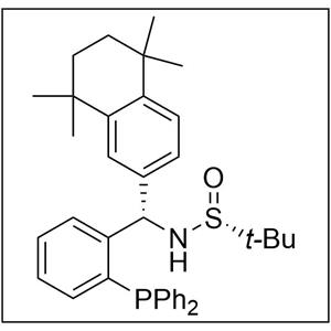 S(R)]-N-[(S)-[2-(二苯基膦)苯基](5,6,7,8-四氢-5,5,8,8-四甲基-2-萘基)甲基]-2-叔丁基亚磺酰胺