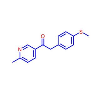1-(6-甲基-3-吡啶)-2-[4-(甲巯基)苯基]-乙酮221615-72-1