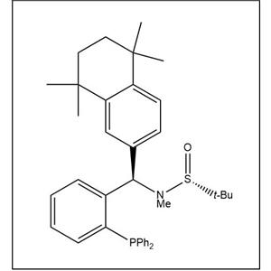 S(R)]-N-[(R)-[2-(二苯基膦)苯基](5,6,7,8-四氫-5,5,8,8-四甲基-2-萘基)甲基]-N-甲基-2-叔丁基亞磺酰胺