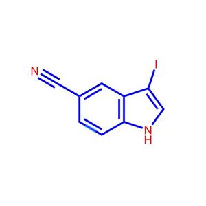 3-碘-1H-吲哚-5-氰基,3-Iodo-1H-indole-5-carbonitrile