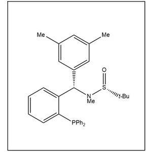 S(R)]-N-[(S)-(3,5-二甲基苯基)[2-(二苯基膦)苯基]甲基]-N-甲基-2-叔丁基亚磺酰胺,S(R)]-N-[(S)-(3,5-Dimethylphenyl)[2-(diphenylphosphino)phenyl]methyl]-N,2-dimethyl-2-propanesulfinamide