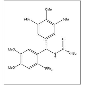 S(R)]-N-[(S)-(3,5-双叔丁基-4-甲氧基苯基)][2-(二苯基膦)-4,5二甲氧基苯基]-2-叔丁基亚磺酰胺