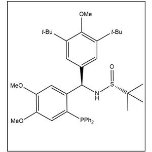 S(R)]-N-[(R)-[3,5-双叔丁基-4-甲氧基苯基][2-(二苯基膦)-4,5二甲氧基苯基]-2-叔丁基亚磺酰胺