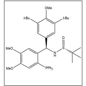 S(R)]-N-[(R)-[3,5-双叔丁基-4-甲氧基苯基][2-(二苯基膦)-4,5二甲氧基苯基]-2-叔丁基亚磺酰胺 2565792-47-2