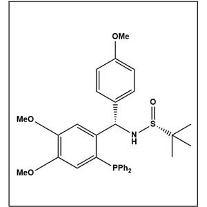 S(R)]-N-[(S)-[2-(二苯基膦)-4,5-二甲氧基苯基](4-甲氧基苯基)甲基]-2-叔丁基亚磺酰胺