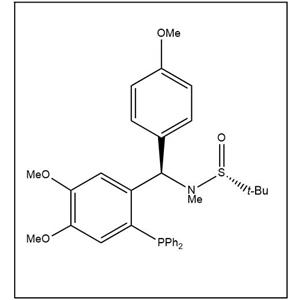 S(R)]-N-[(R)-[2-(二苯基膦)-4,5-二甲氧基苯基](4-甲氧基苯基)甲基]-N-甲基-2-叔丁基亚磺酰胺