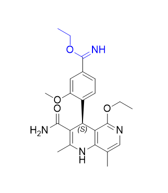 非奈利酮杂质09,(S)-ethyl 4-(3-carbamoyl-5-ethoxy-2,8-dimethyl-1,4-dihydro-1,6-naphthyridin-4-yl)-3-methoxybenzimidate