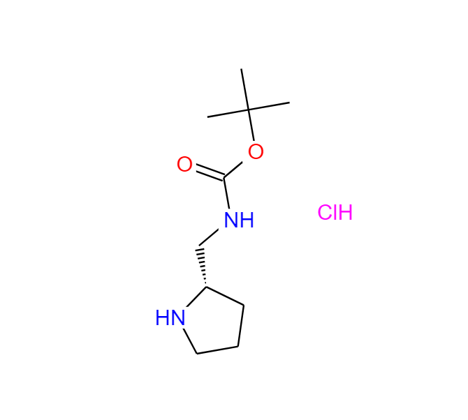 (S)-(吡咯烷-2-基甲基)氨基甲酸叔丁酯盐酸盐,S-2-(BOC-AMINOMETHYL)PYRROLIDINE-HCl