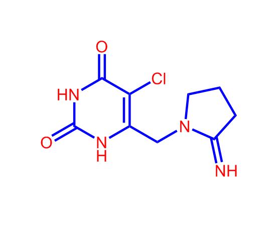 5-氯-6-[(2-亚氨基-1-吡咯烷基)甲基]-2,4(1H,3H)-嘧啶二酮,5-Chloro-6-((2-iminopyrrolidin-1-yl)methyl)pyrimidine-2,4(1H,3H)-dione