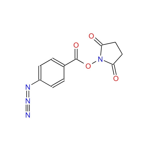 琥珀酰亞胺基 4-疊氮基苯甲酸酯,N-HYDROXYSUCCINIMIDYL-4-AZIDOBENZOATE