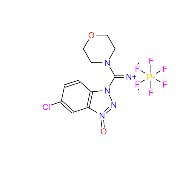 N-[(5-氯-3-环氧-1H-苯并三唑-1-基)-4-吗啉基亚甲基]-N-甲基六氟磷酸甲铵,HDMC