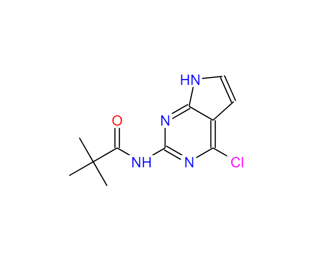 N-(4-氯-7H-吡咯并[2,3-D]嘧啶-2-基)-2,2-二甲基丙酰胺,N-(4-CHLORO-7H-PYRROLO[2,3-D]PYRIMIDIN-2-YL)-2,2-DIMETHYLPROPIONAMIDE