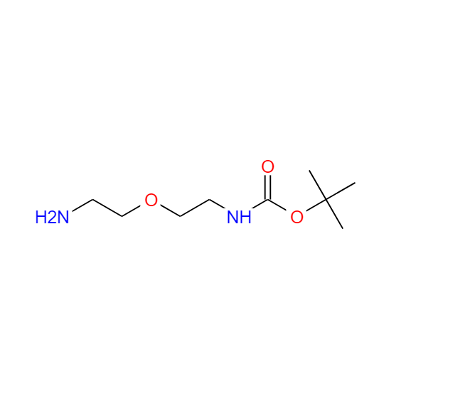 [2-(2-氨基乙氧基)乙基]氨基甲酸叔丁酯,Carbamic acid, [2-(2-aminoethoxy)ethyl]-, 1,1-dimethylethyl ester (9CI)