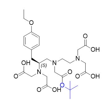 釓塞酸雜質(zhì)12,(S)-2,2'-((2-((2-(bis(carboxymethyl)amino)-3-(4-ethoxyphenyl)propyl) (2-(tert-butoxy)-2-oxoethyl)amino)ethyl)azanediyl)diacetic acid