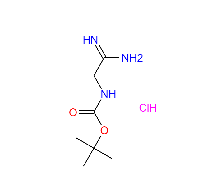 N-(2-氨基-2-亚氨乙基)氨基甲酸叔丁酯盐酸盐,(2-Amino-2-iminoethyl)carbamic acid tert-butyl ester monohydrochloride