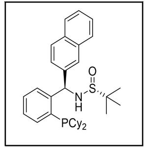 S(R)]-N-[(R)-[2-(二环己基膦)苯基]-2-萘基甲基]-2-叔丁基亚磺酰胺
