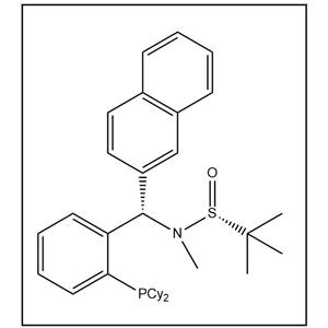 S(R)]-N-[(S)-[2-(二环己基膦)苯基]-2-萘基甲基]-N-甲基-2-叔丁基亚磺酰胺