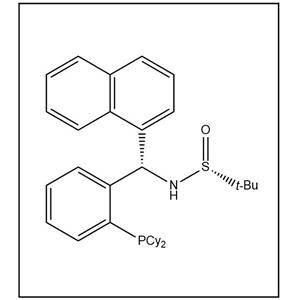 S(R)]-N-[(S)-2-(二环己基膦)苯基]-1-萘基甲基]-2-叔丁基亚磺酰胺