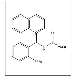 S(R)]-N-[(R)-2-(二环己基膦)苯基]-1-萘基甲基]-2-叔丁基亚磺酰胺