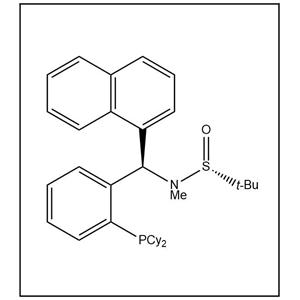S(R)]-N-[(R)-[2-(二环己基膦)苯基]-1-萘基甲基]-N-甲基-2-叔丁基亚磺酰胺